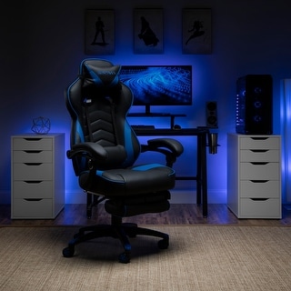 top product reviews for respawn 110 racing style reclining gaming chair with footrest 22848763 overstock