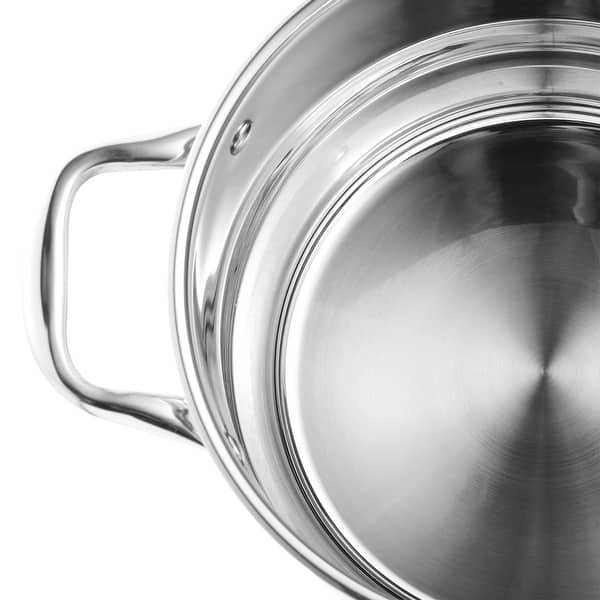 Bergner 8Quart Dutch Oven Stainless Steel Dishwasher Safe Induction