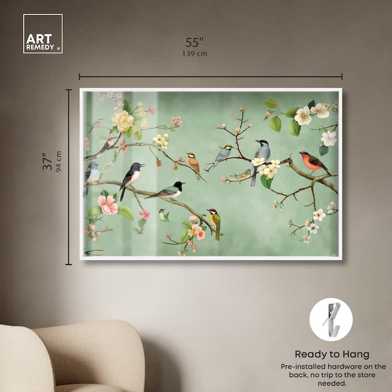 Restful View Shadowbox by Art Remedy