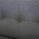 preview thumbnail 16 of 17, Josephine Mid-century Modern Tufted Fabric Upholstered Sofa by Christopher Knight Home