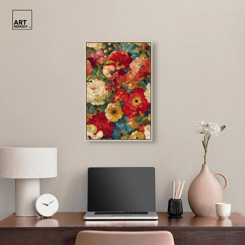 Garden Tapestries II Canvas by Art Remedy