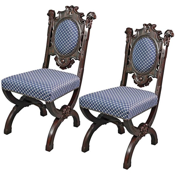Design Toscano The Carlisle Louis XV Open Armchair: Set of Two
