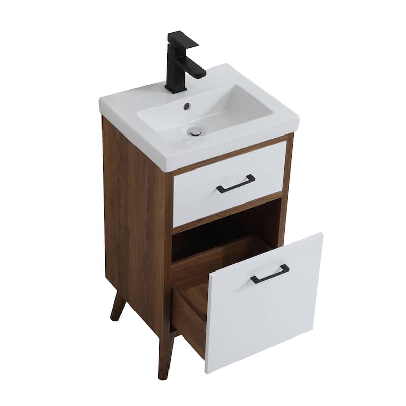 Nautical 18 - 30 Inch Single Bathroom Vanity