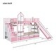 preview thumbnail 40 of 49, Twin-Over-Twin Bunk Bed with 2 Drawers 3 Shelves