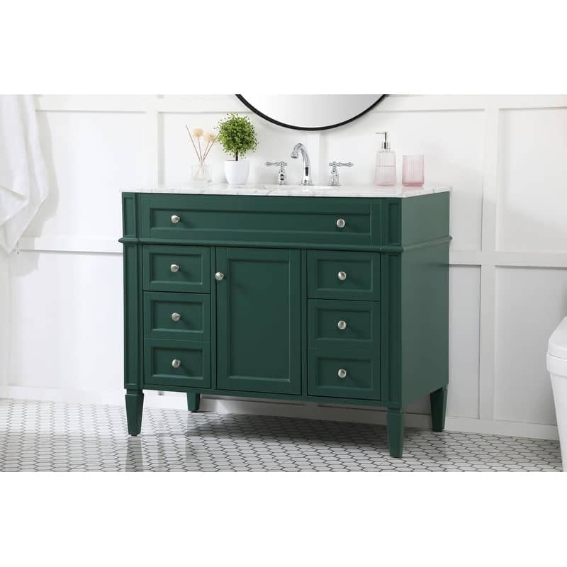 Elegant Lighting VF12542 Park Avenue 42" Free Standing Single Basin