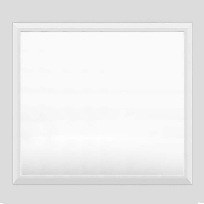 KIOTEE Full size Metal Bathroom Mirror with 5-Year Warranty