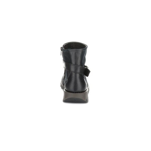 fly london suede wedge boots
