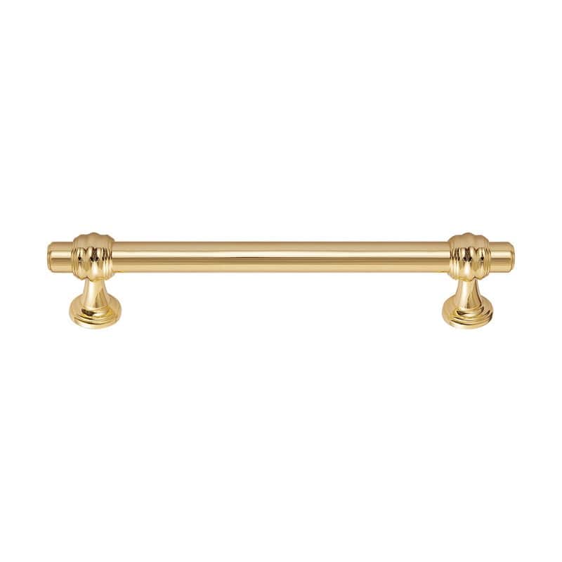 Utopia Alley Cabinet knob/Pull, Polished Gold, knob 1.19"/3.75"/5"/6.3"/10" center to center