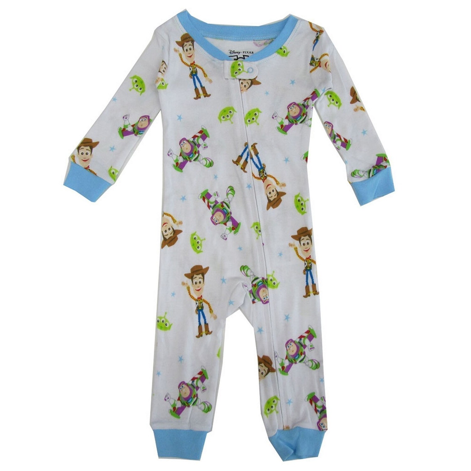Shop Disney Baby Boys White Toy Story Character Print Footless