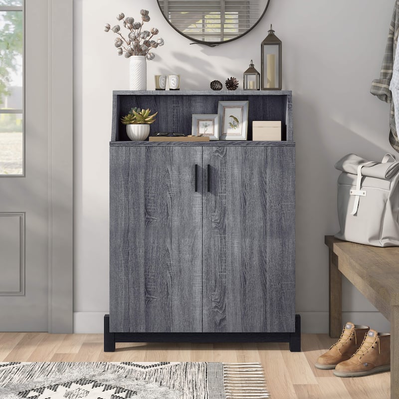 Sost Contemporary 5-shelf Shoe Cabinet by Furniture of America