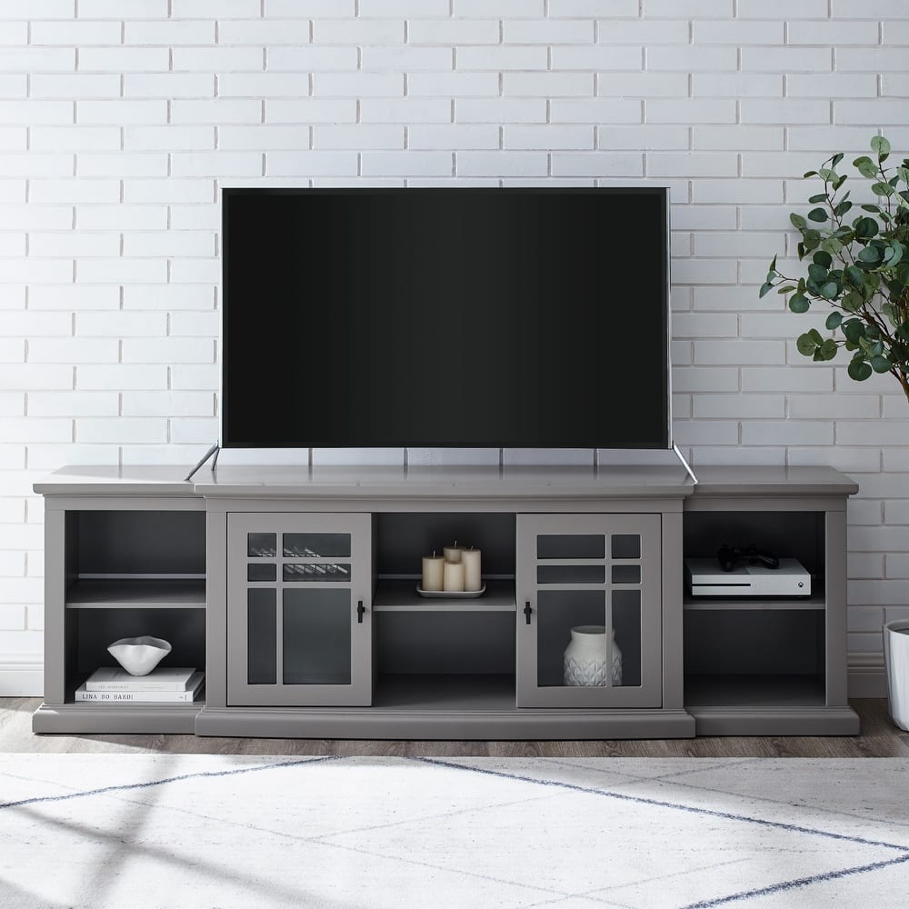 Walker Edison 80-inch Classic Breakfront TV Stand
