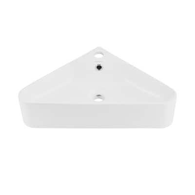 Angers Corner Wall Hung Sink - 22.05" x 13.4" 5.1"