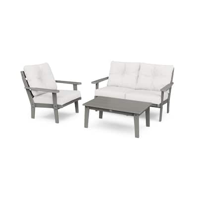POLYWOOD Lakeside 3-Piece Deep Seating Set