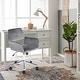 preview thumbnail 5 of 85, Homy Casa Adjustable Upholstered Swivel Task Chair Grey