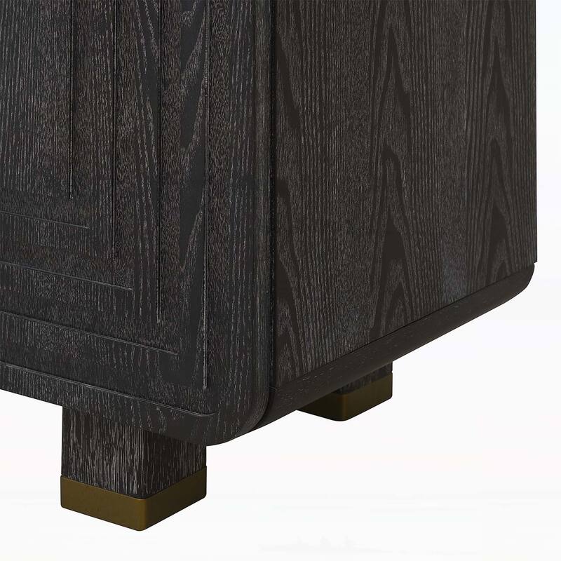 Exquisite Buffet Cabinet with Adjustable Shelves and Handcrafted Details
