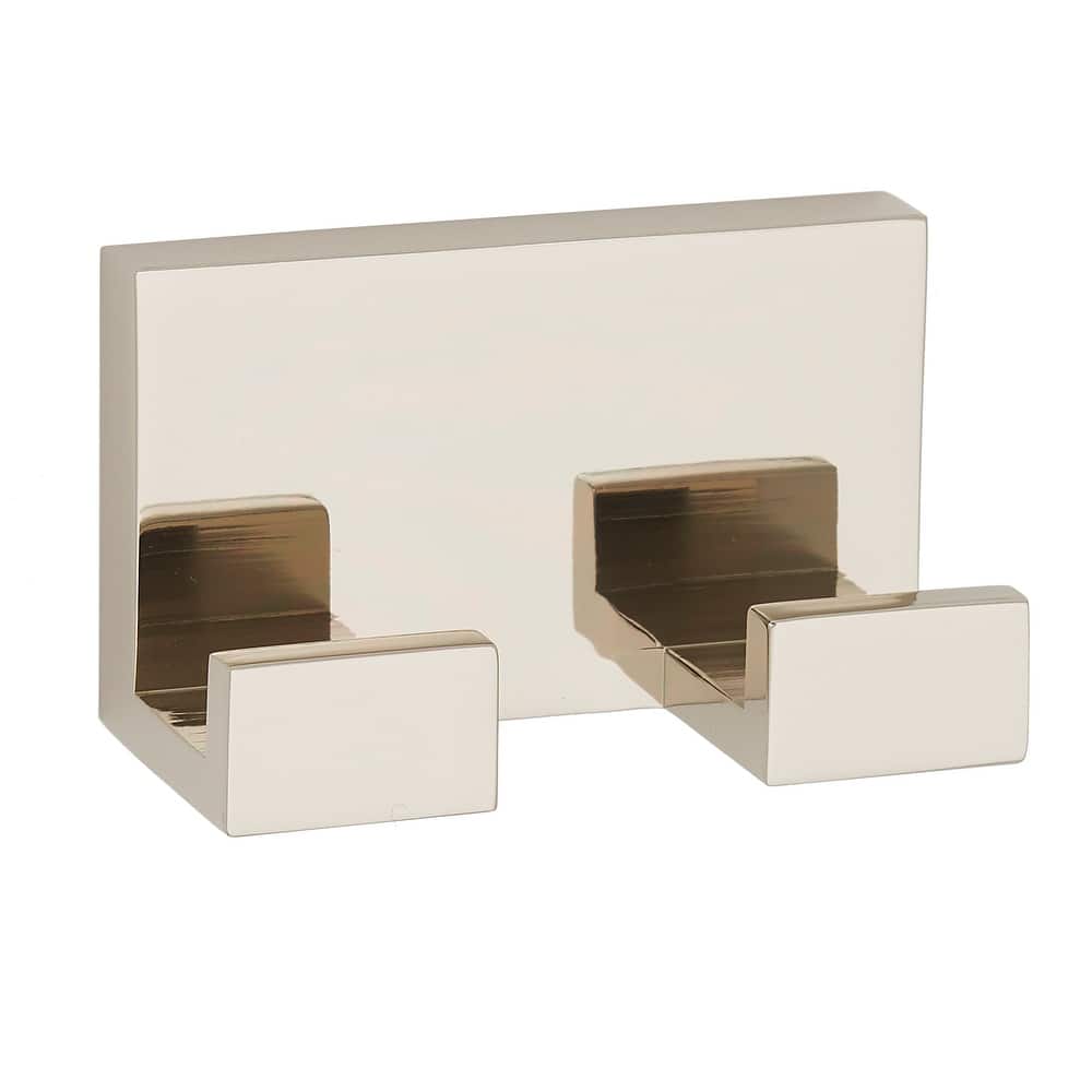 Alno A6484 Linear 3" Wide Solid Metal Modern Double Bathroom Robe