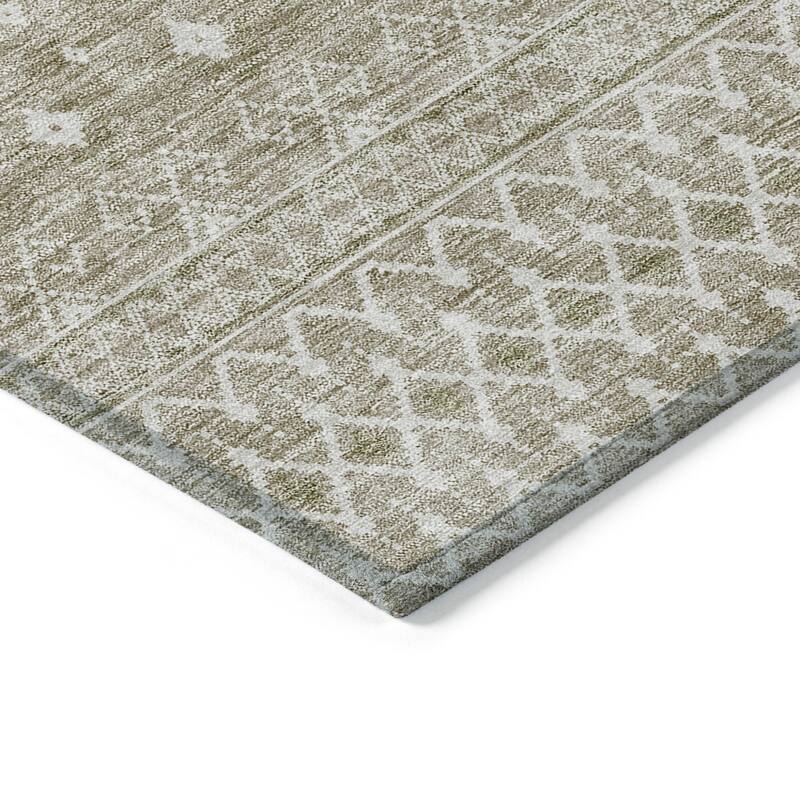 HomeRoots Tribal Transitional Rectangle Outdoor Rug