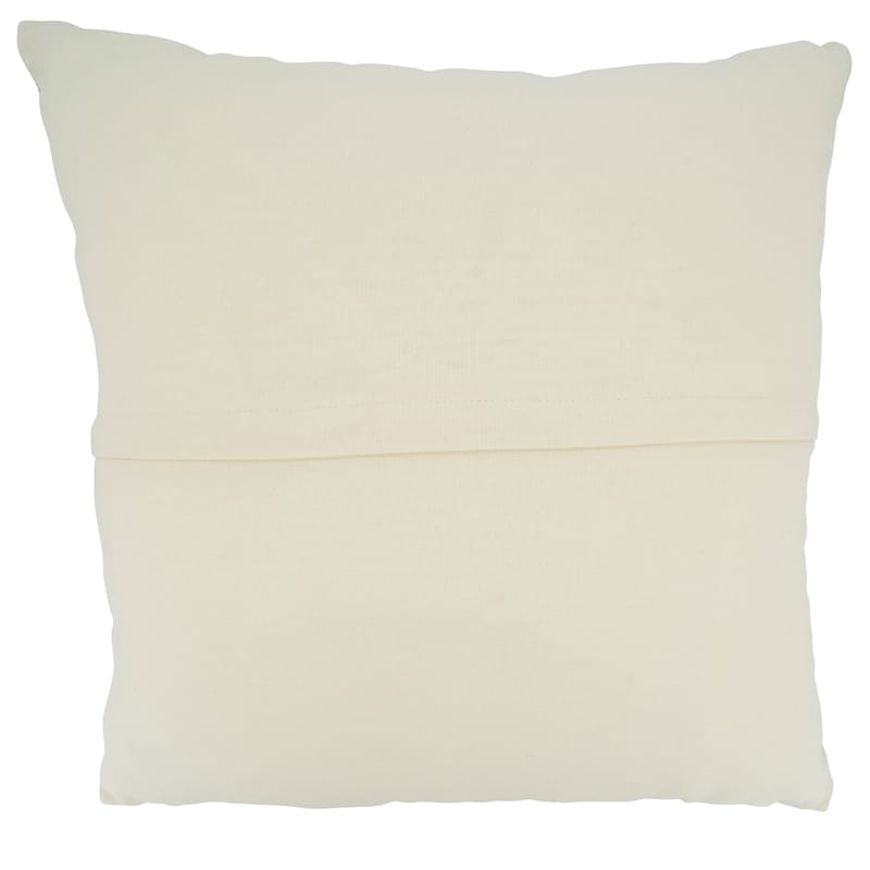 Woven Pillow With Line Design
