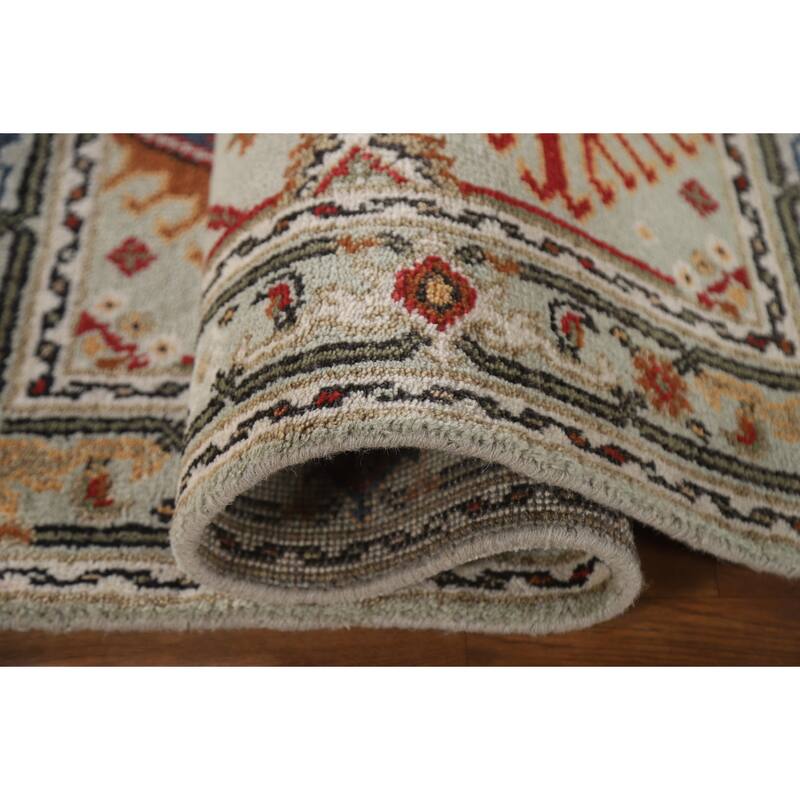 Geometric Kazak Area Rug Handmade Wool Carpet - 3'0"x 5'0"