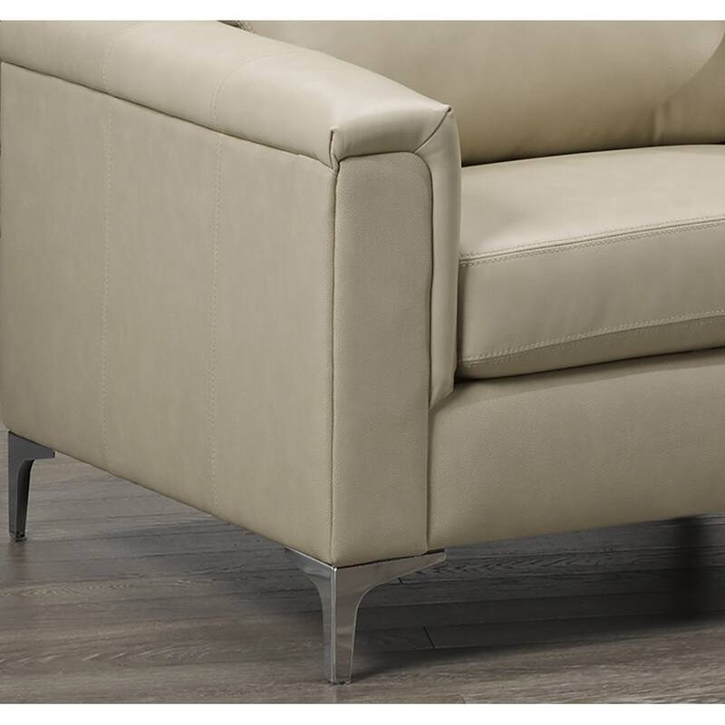 Lessa Modern Premium Top Grain Leather Chair
