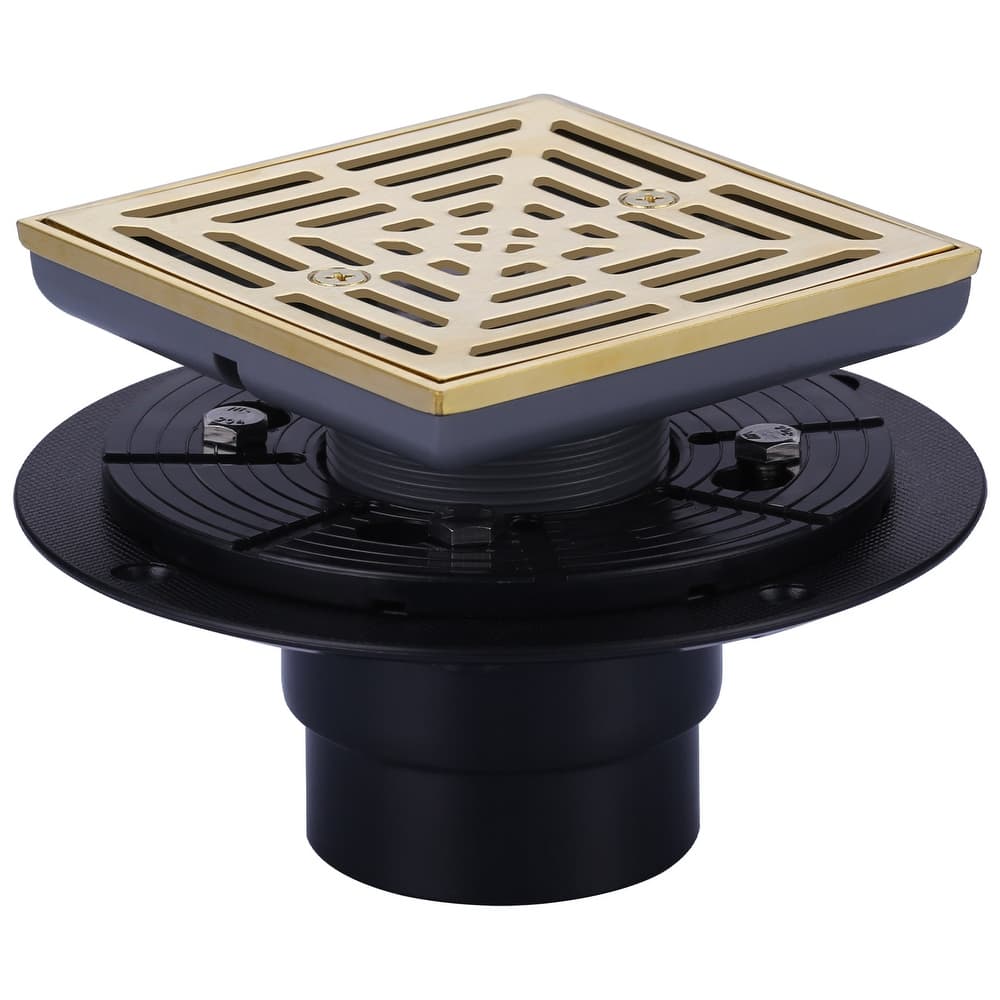 WOWOW 4.5 in. Floor Drain with Square Screw-Tite Strainer