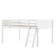 preview thumbnail 5 of 9, Full Size Wood Low Loft Bed with Ladder