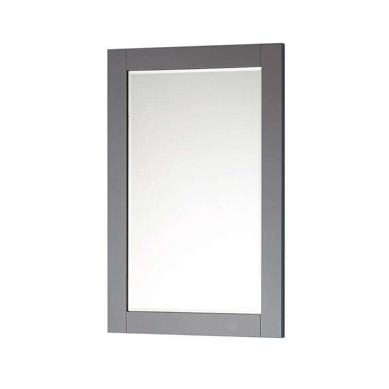 Altair Ivy Rectangular Bathroom Wood Framed Wall Mirror