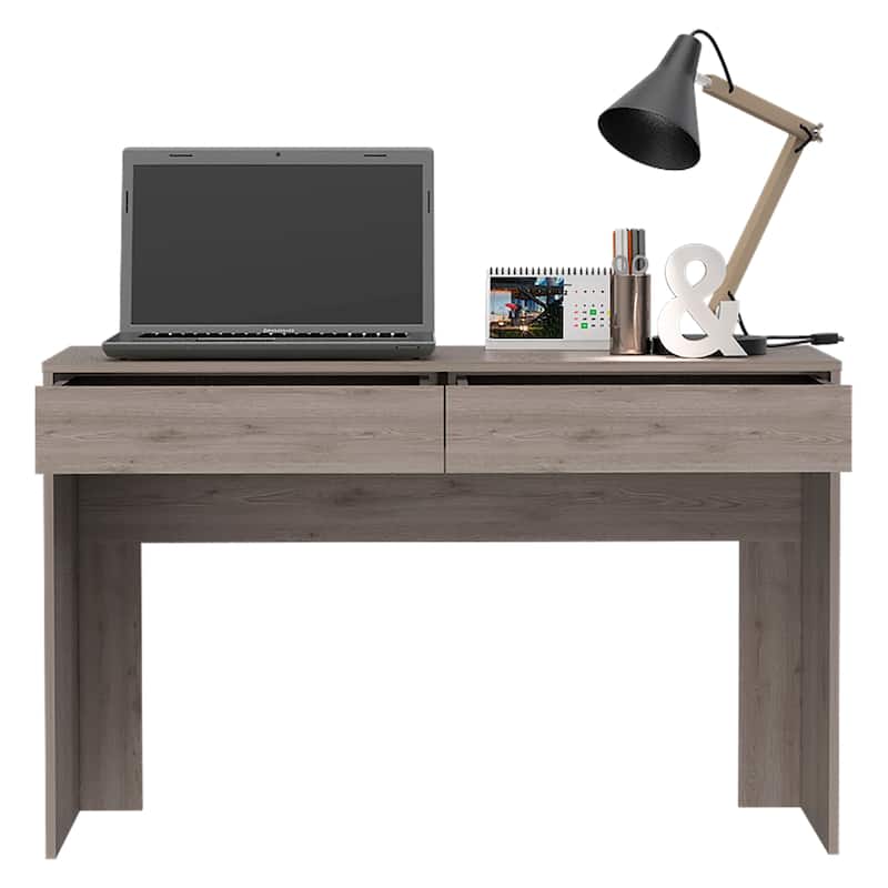 Acre 47-inch Wide Writing Computer Desk with 2 Drawers