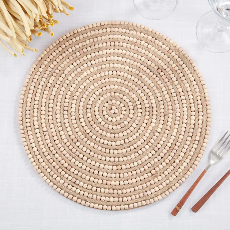 Beaded Spiral Swirl Placemat (Set of 4)