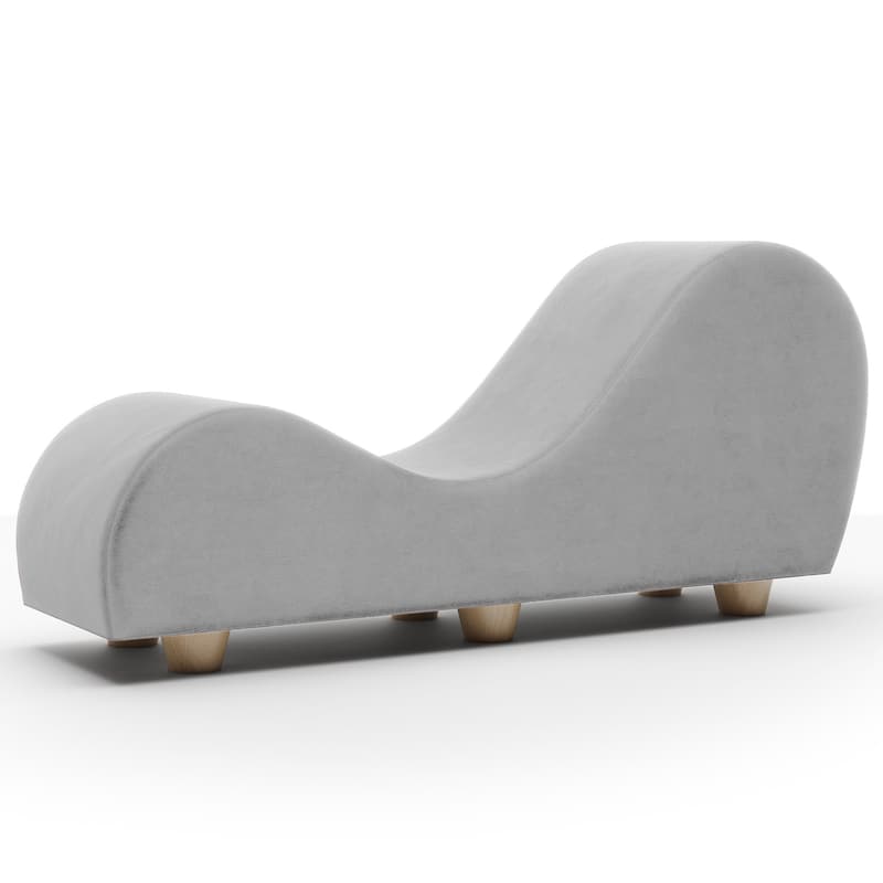 Avana Yoga Chaise Lounge w/ Maple Wood Feet