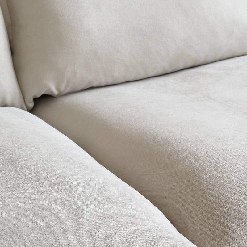 Modern Modular Sectional Sofa for Living Room 3 Seat, Comfy Convertible Sectional Sofas Couches