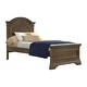 preview thumbnail 3 of 1, Olivia Traditional Wood Complete Twin Bed, Rosewood Brown