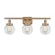 Option Clear / Brushed Brass Finish