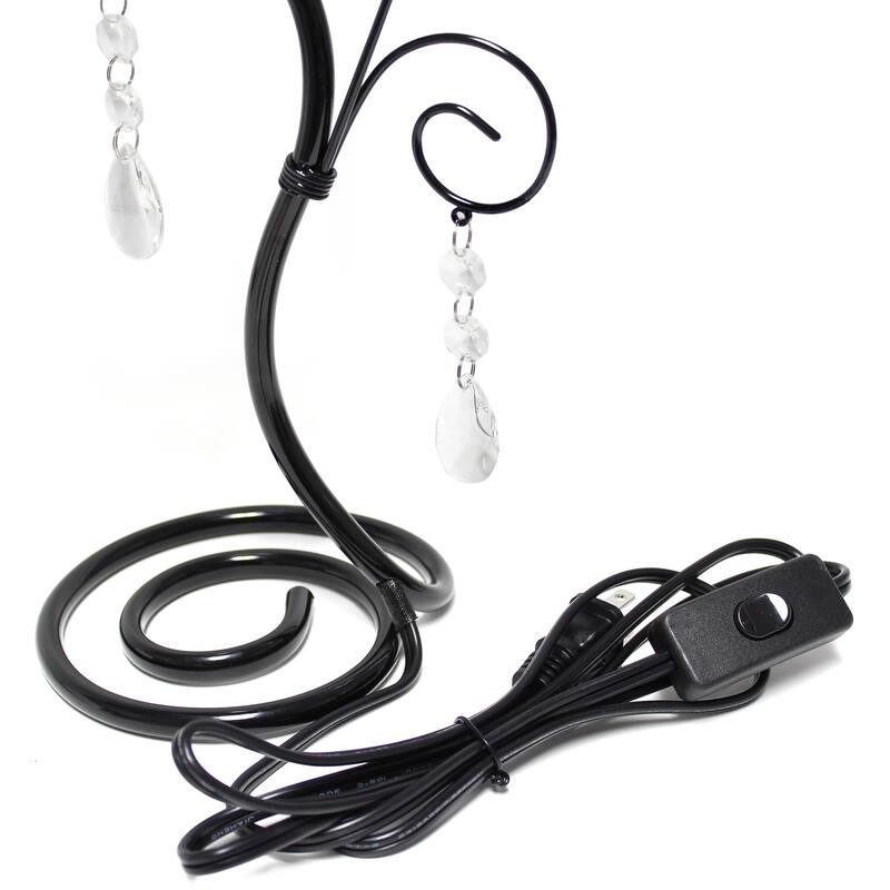 19 in. Brown Finish Table Lamp with Brown Shade, Sturdy Table Lamp for Living Rooms and Bedrooms