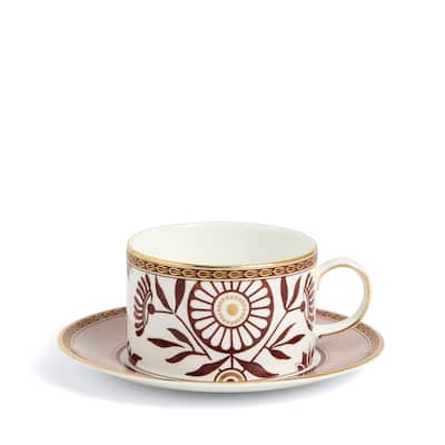 Wedgwood Red Splendour Teacup & Saucer 5.9floz