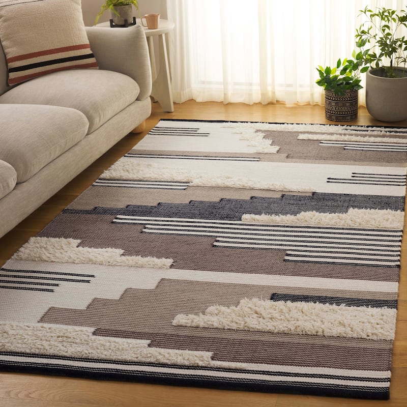 SAFAVIEH Handmade Kenya Jozefa Southwestern Rustic Wool Rug