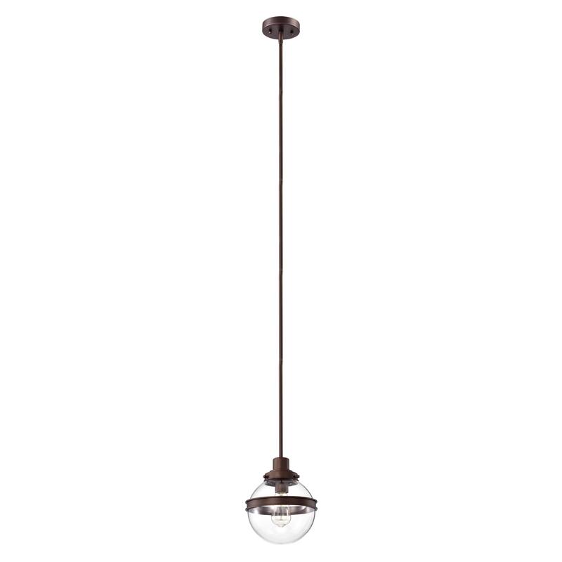 1-light Oil Rubbed Bronze Hanging Pendant