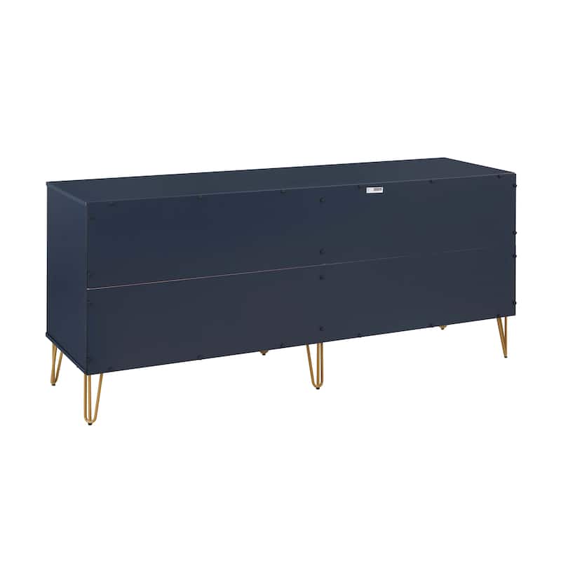 Manhattan Comfort Dumbo Modern 6-Drawer Double Low Dresser.