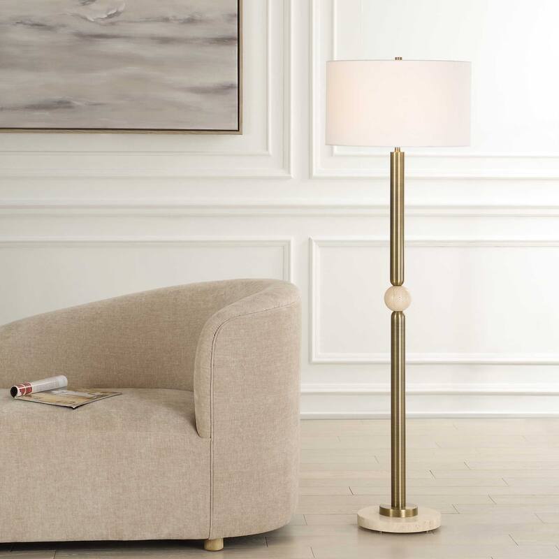 Uttermost Hudson Gold Floor Lamp