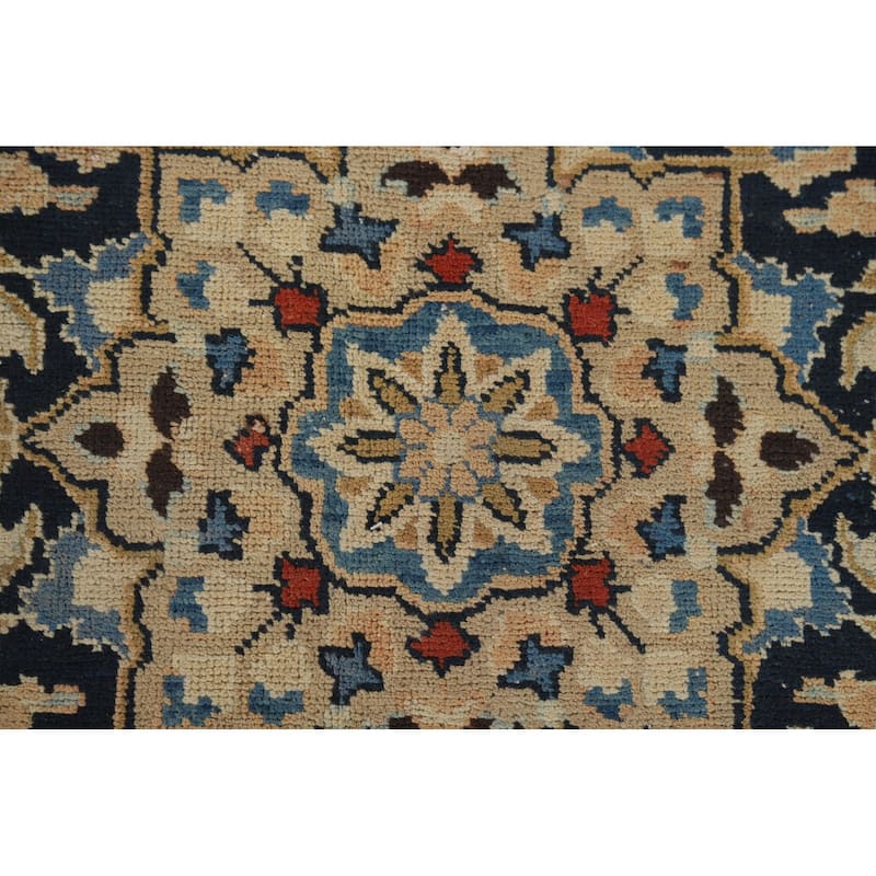 Mashad Vintage Persian Area Rug Handmade Wool Carpet - 6'4" x 9'8"