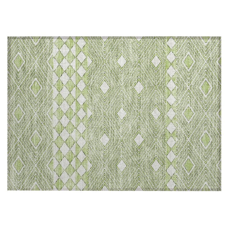 Machine Washable Indoor/ Outdoor Chantille Boho Moroccan Rug