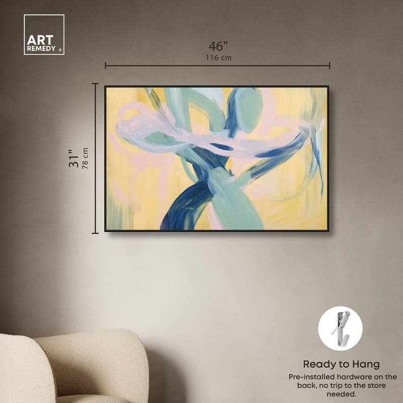 Entangled Embrace II Canvas by Art Remedy