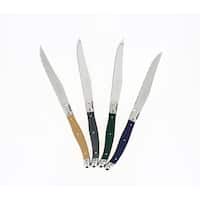 French Home Laguiole Connoisseur Olivewood Handle BBQ Steak Knives - On  Sale - Bed Bath & Beyond - 33641129