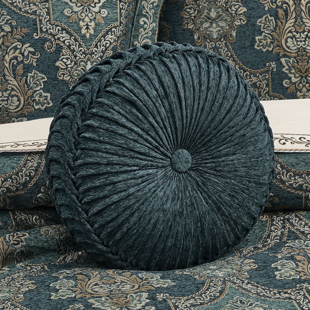 Nancy Tufted Round Decorative Throw Pillow