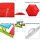 preview thumbnail 6 of 20, Costway Honeyjoy Kids Picnic Table Set with Removable Umbrella Indoor - See details