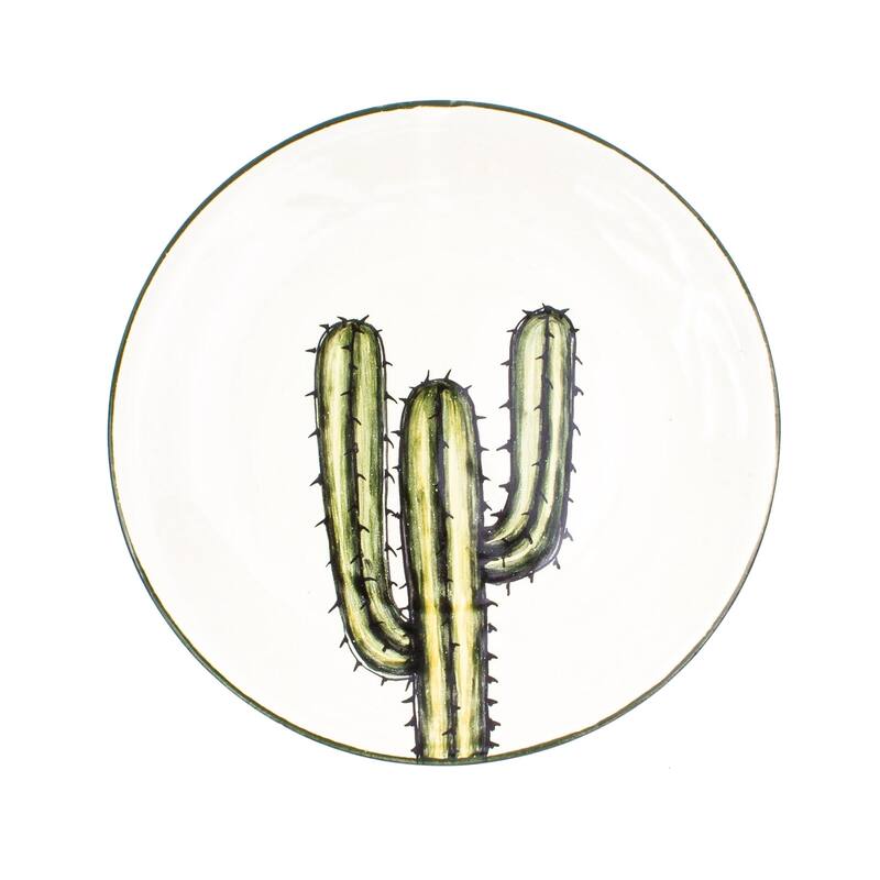 Novica Handmade Saguaro Ceramic Salad Plates (Pair)