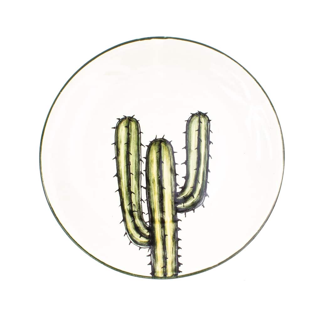 Novica Handmade Saguaro Ceramic Salad Plates (Pair)