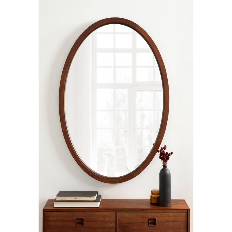 Kate and Laurel Hogan Oval Framed Wall Mirror