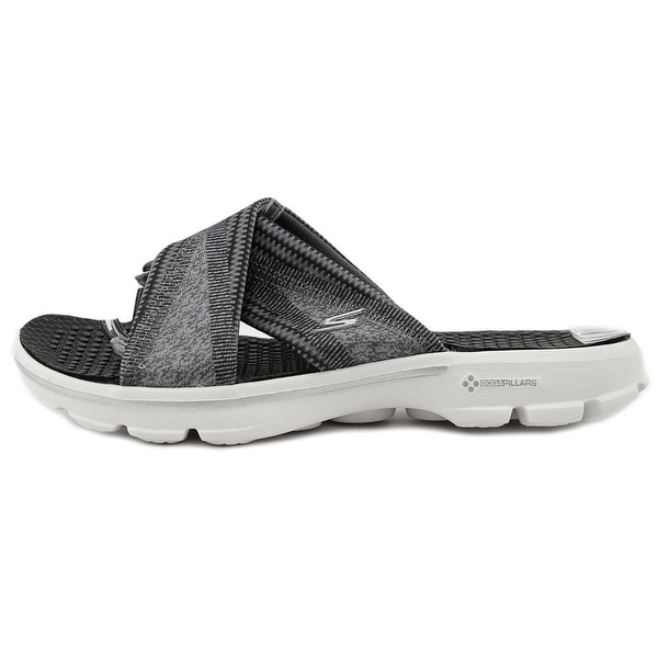 skechers women's performance go walk fiji flip flop