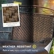 preview thumbnail 5 of 15, Outsunny Set of 2 Outdoor Glider Chairs, Porch & Patio Rockers for Deck with PE Rattan Seats, Steel Frames